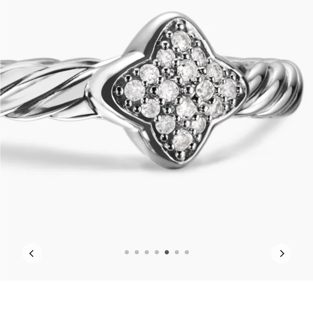 David Yurman Cable Collectibles Quatrefoil StackRing